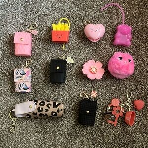 LOT of 15 B&BW Hand sanitizer Keychains